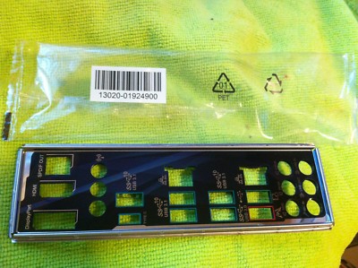 ASUS IO SHIELD for ASUS Z170 DELUXE , Z170-DELUXE , USED -BLUE 