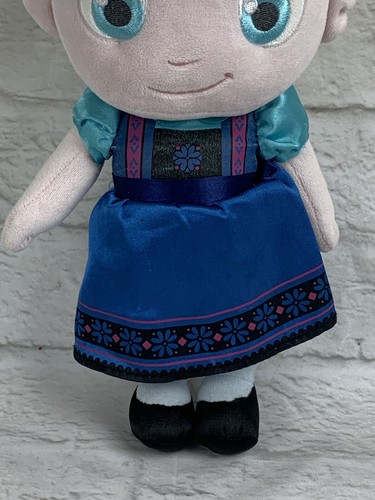 Disney Store Exclusive Authentic Frozen Toddler Elsa 12" Plush Stuffed Toy Doll - Picture 3 of 6