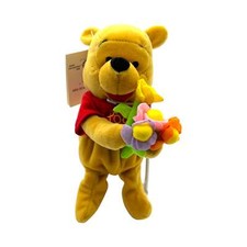 Disney Store - Flower Pooh Mini Bean Bag - 8"