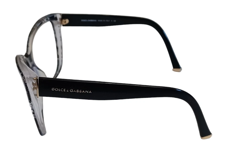 Dolce & Gabbana 4111 黑色花边蝴蝶眼镜框 DG4111m 1895 59015 135 — 第 4/4 张图片