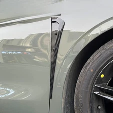 New Universal Car ABS Side Fender Vent Air Wing Cover Moulding Trim Sticker Hood