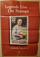 USPS POSTAGE STAMP ADVERTISING POSTER 1988 