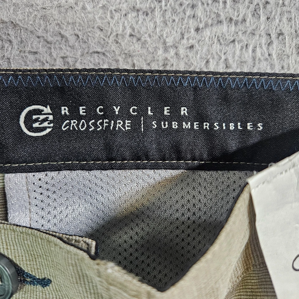 Pantalones Cortos Billabong Niños 27 Crossfire Sumergibles Tierra y Agua Elastizados Caqui Nuevo con Etiquetas Foto 4 de 4
