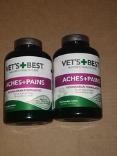 Vet's Best Aches  Pains Relief for All Sizes Dogs 300 ChewTabs Exp 06/2027