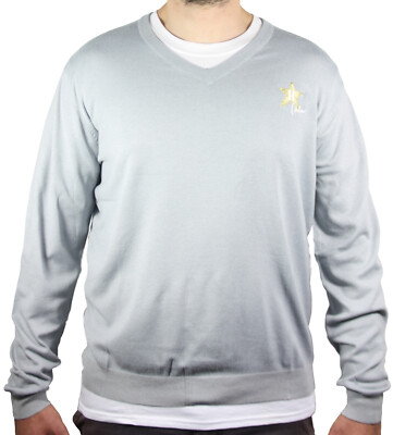 Maglioncino Uomo Hollywood Milano Logo Ricamato Colori Pullover