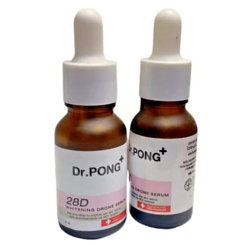 Dr.PONG 28D Whitening Serum Niacinamide Arbutin Vitamin C Dark Spot Remover x 2