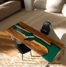 48"x30" Epoxy Resin Dining table Top Console Bar Counter Top Table Hallway Decor