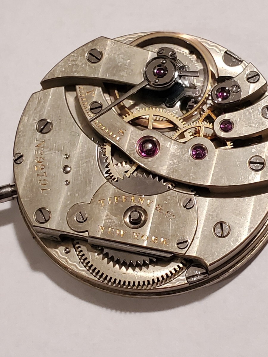 Running 39mm High Grade Tiffany Patek Philippe Movement Wolfs Tooth  Winding