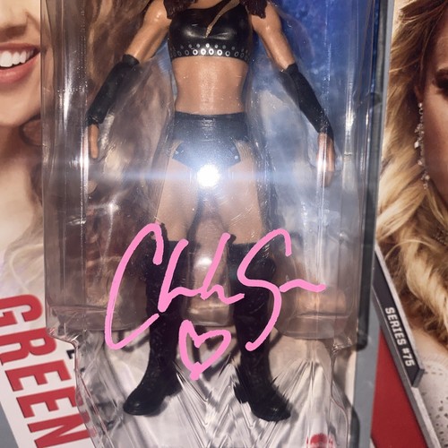 WWE Mattel Basic Series 122 Chelsea Green Signed Figure Autographed Figure - Picture 2 of 2