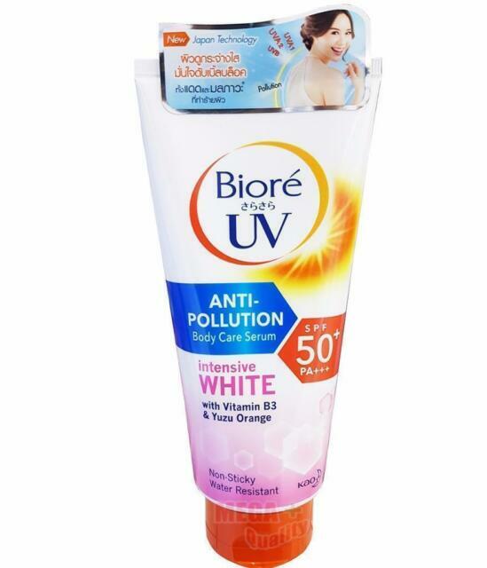 biore anti pollution body care serum