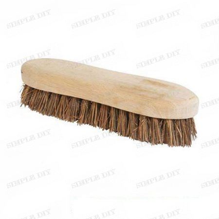 BRZUIL Floor Scrub Brush with Long Handle, 3 in 1 Scrape