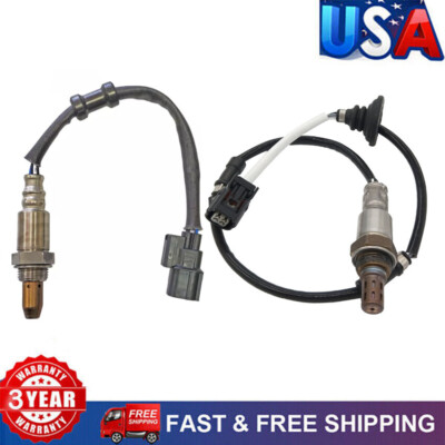 Set of 2 Up & Downstream Oxygen Sensor For Honda Fit 1.5L L4 2007 2008