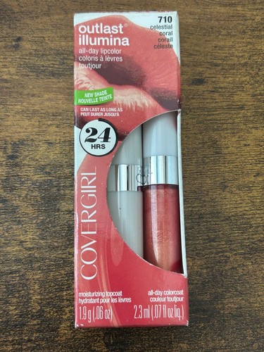 COVERGIRL Outlast All-Day Lip Color Liquid Lipstick Celestial Coral 710