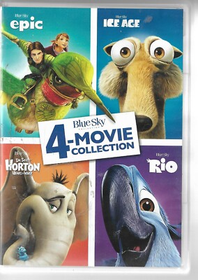 Blue Sky Epic Ice Age Rio Horton Hears A Who 4 Disc Dvd Set | eBay