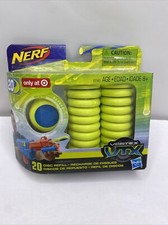 NERF Vortex VTX 20 Disc Refill Pack Soar  Ricochet NEW  SEALED Hasbro