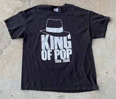Michael Jackson King Of Pop MJ RIP Memorial T Shirt Hip Hop 