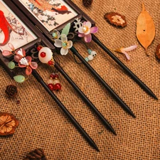 Vintage Hair Chopsticks Hair Clip Wood Chinese Style Hair Stick Luxury Step