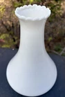 ANTIQUE MILK GLASS ANGLE OIL KEROSENE LAMP SHADE CHIMNEY 8 1/4” Tall 5.5” Fitter