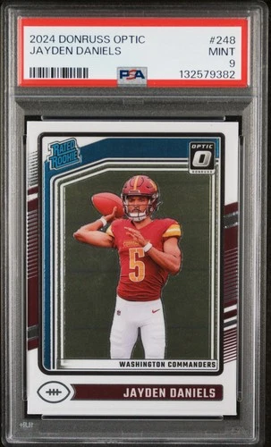 2024 Panini Donruss Optic #248 Jayden Daniels ROOKIE PSA 9