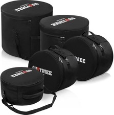 5-Piece Drum Bag Set for 12, 13, 14 Snare,16, 22 Floor Tom, Large Bass Drum Case