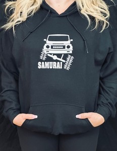 Suzuki Samurai Flexing JX Sami Zuk Sweatshirt Hoodie - S, M, L, XL. 2XL Off-Road