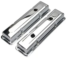 Trans Dapt 9518 SBC Chrome Repro Valve Covers