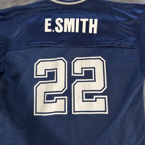 Vintage Dallas Cowboys Emmitt Smith #22 Champion Jersey Youth Sz XL 18/20 Used - Picture 11 of 12