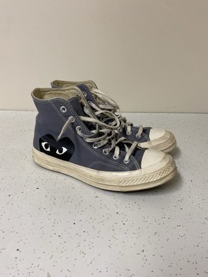 Comme Des Garcons Play Converse Chuck Taylor High Shoes Men s Size 7 Y2K