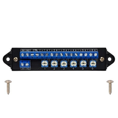 LED Hub Distribution Module AC/DC 524V Dimmer For HO N O Scale Train