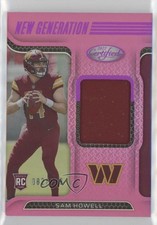 2022 Certified New Generation Jerseys Mirror Pink 82/299 Sam Howell #NGJ-SH uk2