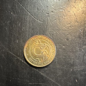 Good Luck Token Coin "May Good Luck Always Accompany The Bearer" Brass token