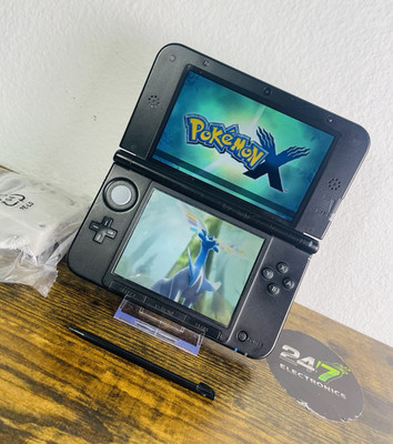 Nintendo 3DS XL Black Handheld System Console w/ Stylus 3D ENGLISH TESTED READ