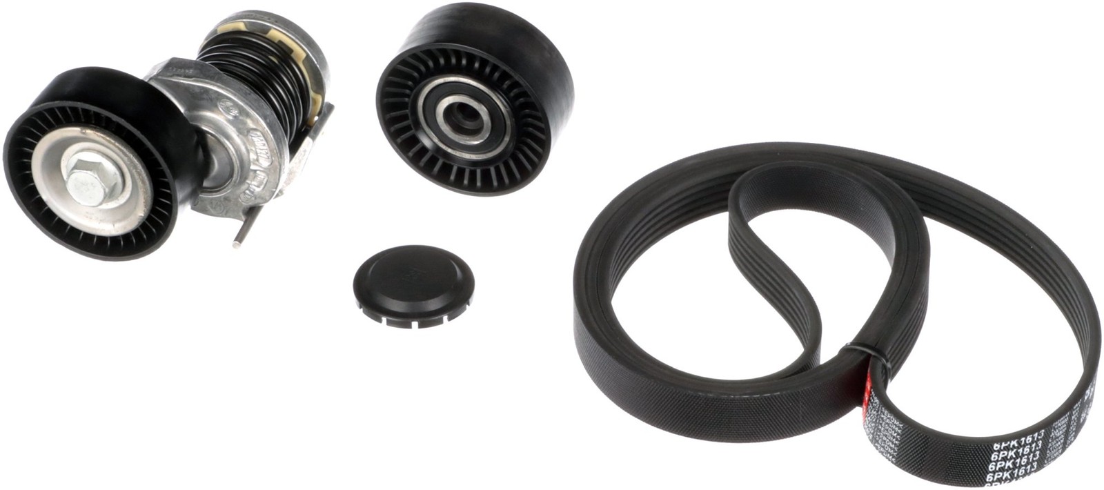 GATES K016PK1613 V-Ribbed Belt Set for AUDI