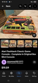  Atari Flashback Classic Game Console - Complete Mint Console