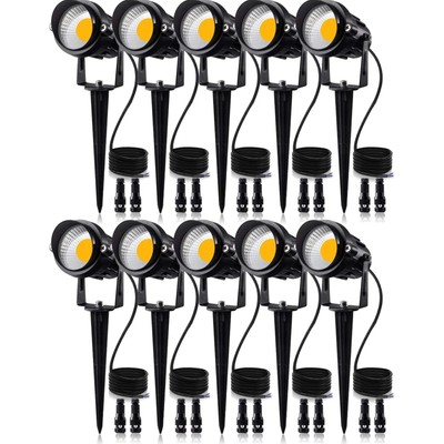 12W LED Landscape Lights 900LM Waterproof Pathway Garden Spotlights