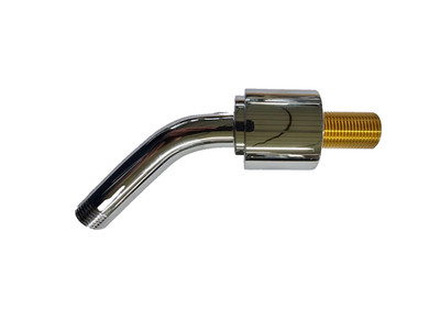 Jado Ersatz für Kopfbrause Wandbrause Massiv Messing Chrom Finish Länge ca 17 cm