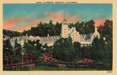Postcard Berkeley, CA: Hotel Claremont  | Vintage