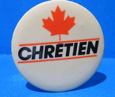 JEAN CHRETIEN,  Liberal Party of Canada Leadership Pinback 2.5-Inch Button