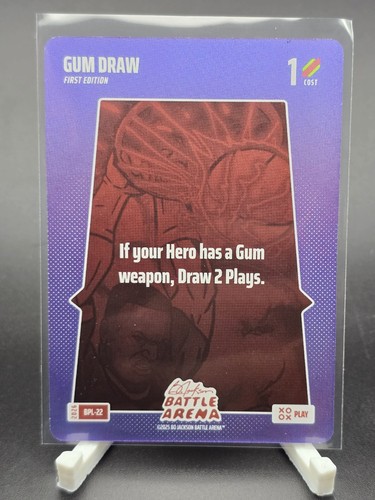 2026 Bo Jackson Battle Arena Gum Draw Play Foil BPL-22