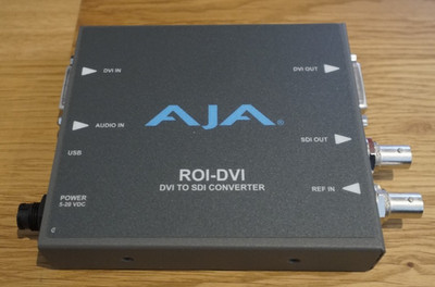 AJA ROI-DVI Mini-Converter DVI/HDMI to SDI with ROI scaling