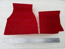 Stained glass offcuts. Red Obscured Cathedral