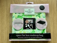The Flat Lay Co Jelly Makeup Bag Hawaiian Green Design Brand New In Box