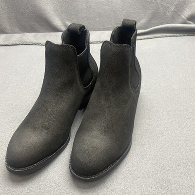 FRYE Supply Women's Steel Toe Chelsea Safety Work Boot Black FR40501F 8M Women