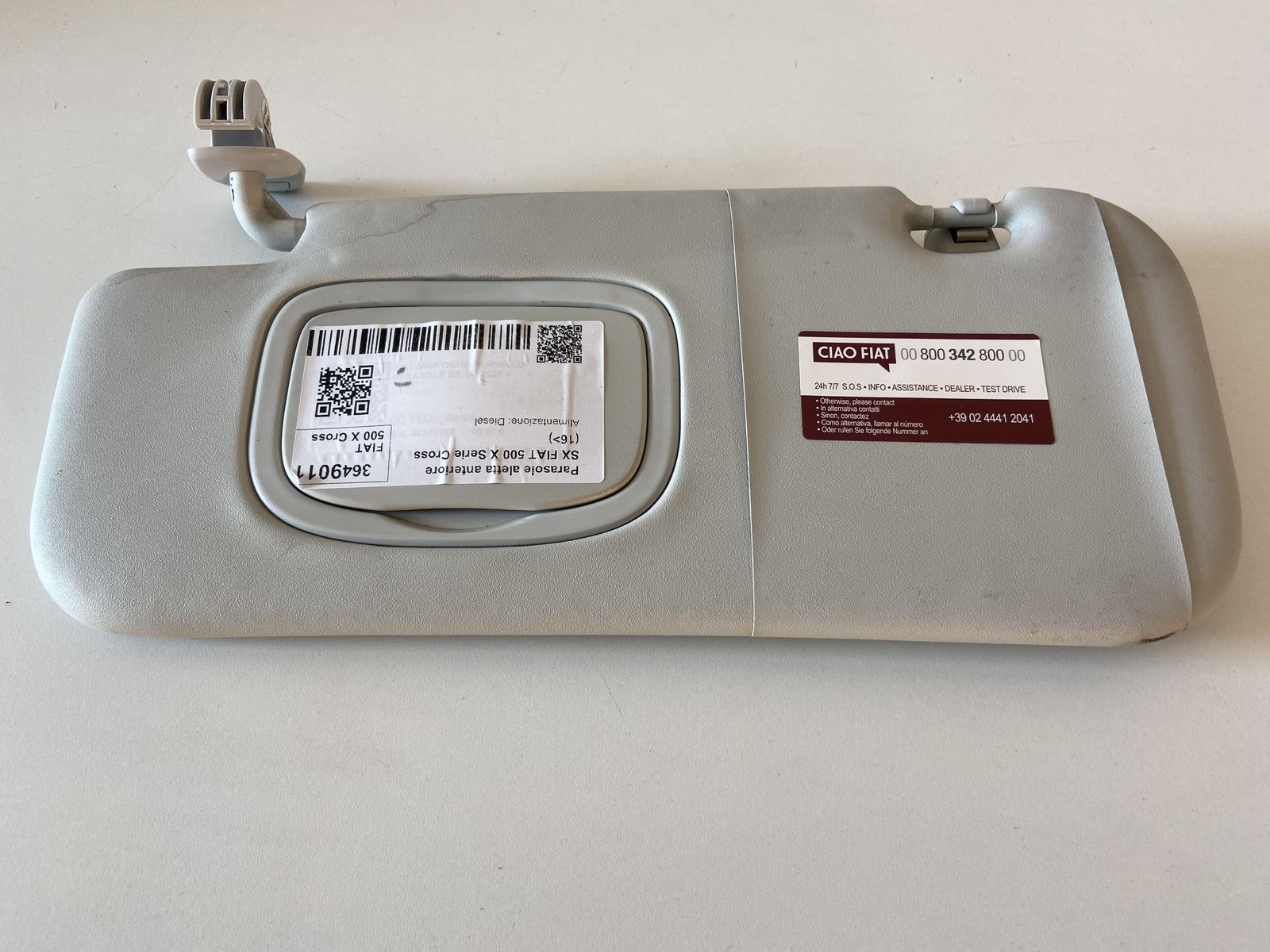 PARASOLE ALETTA ANTERIORE SX PER FIAT 500 X Serie Cross 735753359 (16>)