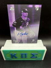 2025 Topps Black and White Nick Yorke Pirates Purple /25 RC Rookie Auto