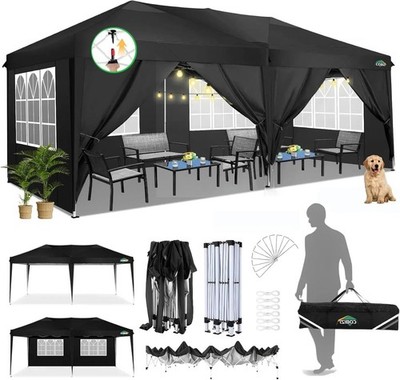 Hochwertiges Faltpavillon 3x6m für Events & Partys -  & Stabil