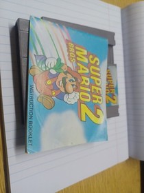 Super Mario Bros. 2 Nintendo NES Video Game 1988- Tested- Authentic-w/ Manual