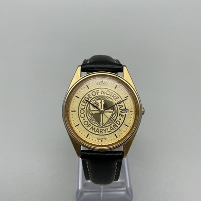 Vintage Seiko Unisex Watch 33mm Gold College Notre Dame MD 5Y22