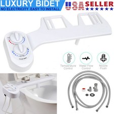Bidet Fresh Water Spray Kit Non Electric Toilet Seat Attachment Cold Wash