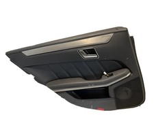 F&uuml;r Mercedes W212 2012 T&uuml;rverkleidung Hinten Links Schwarz Leder Original...